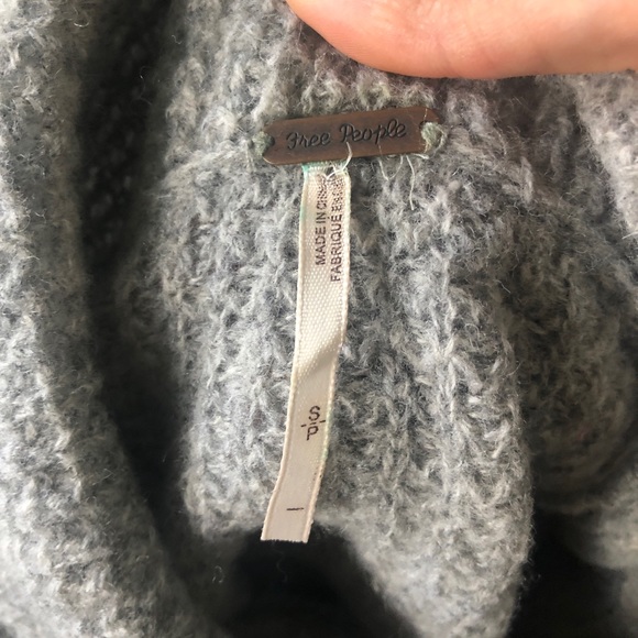 Free People Slouchy Oversized Wool Cowl Neck Sweater - Picture 5 of 9